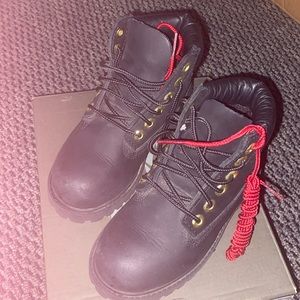 Black Toddler Timberland Boots Size 9